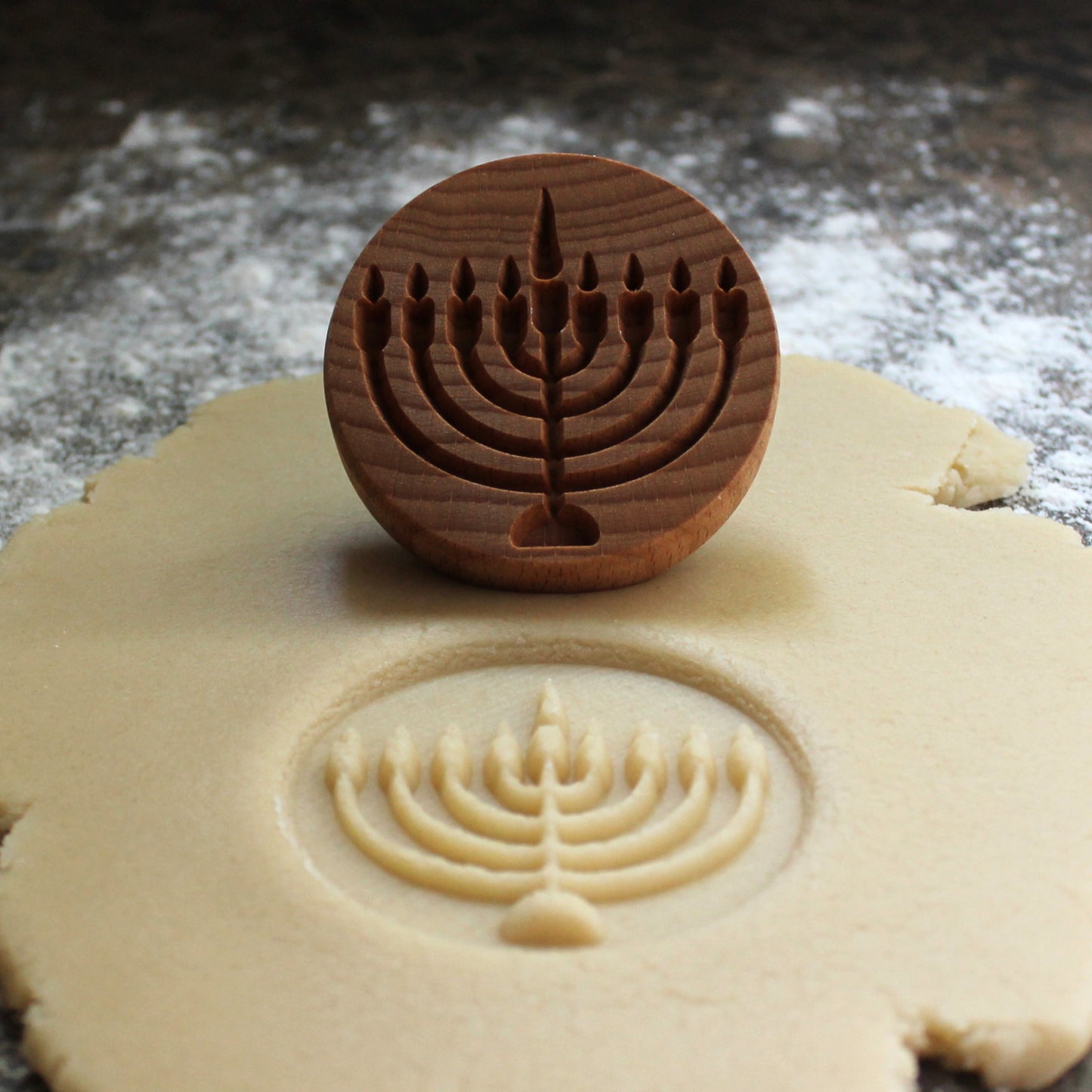 Hanukkah Menorah Cookie Stamp - Fun Food Tools