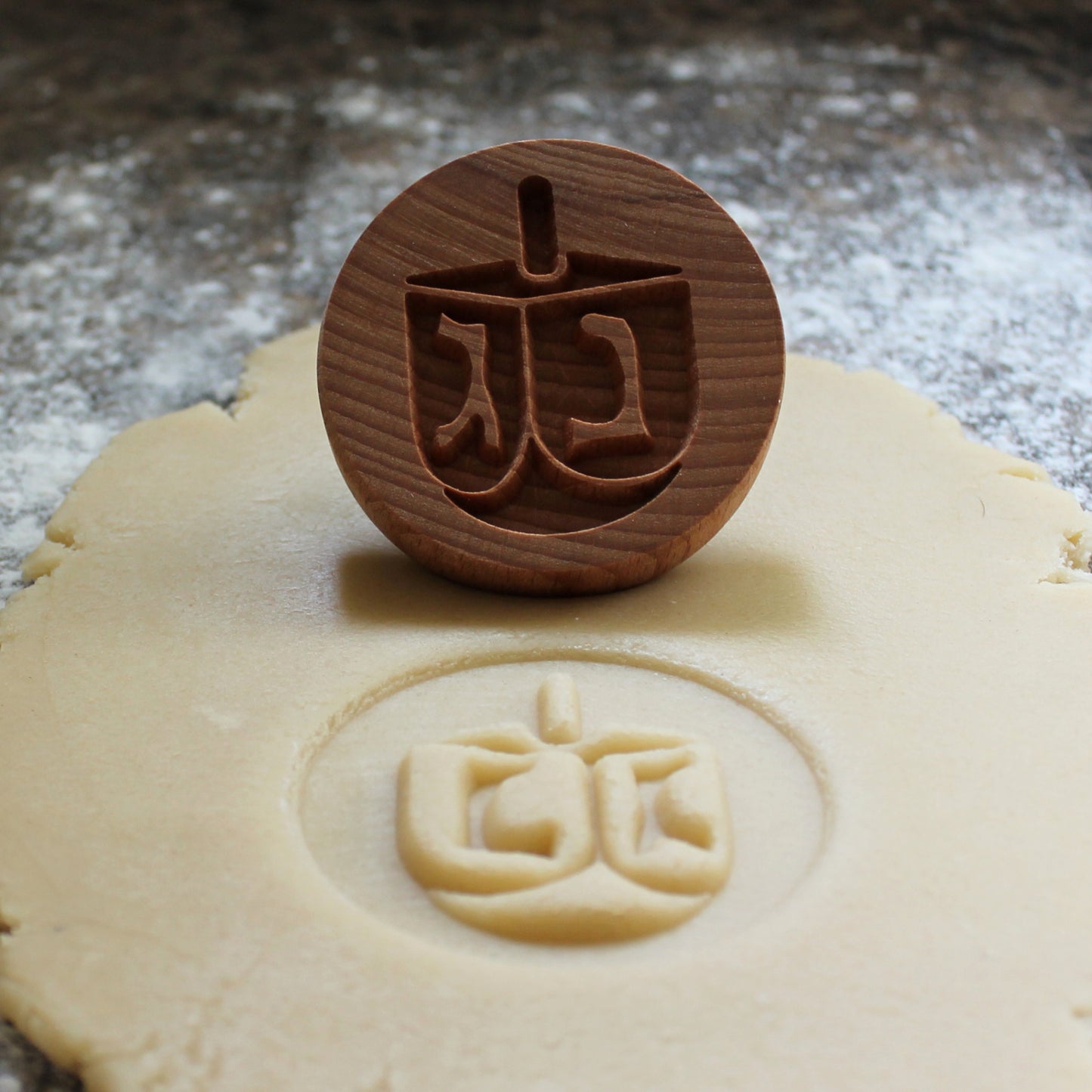 Dreidel Cookie Stamp - Fun Food Tools