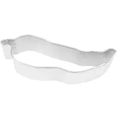 Chili Pepper Cookie Cutter, Red Polyresin, 3.75"- R&M