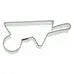 Wheel Borrow Cookie Cutter, 1.25"x2.75"- Stadter