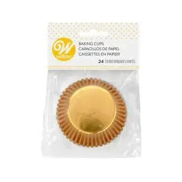 Gold Foil Standard Baking Cups, 24 count- Wilton