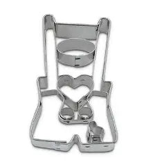 Lederhosen with Embossed Details Cookie Cutter, 2.5"- Stadter