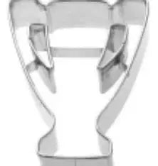 Trophy with Embossed Details Cookie Cutter, 2.25"- Stadter