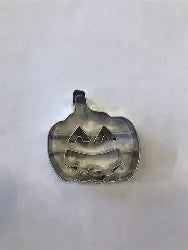 Jack-O-Lantern with Embossed Face Cookie Cutter, 2.5"- Stadter