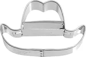 Hat with Embossed Ribbon Cookie Cutter, 2.5"- made in Germany