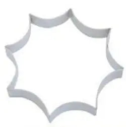 Spider Web Cookie Cutter, White Polyresin, 6"- R&M