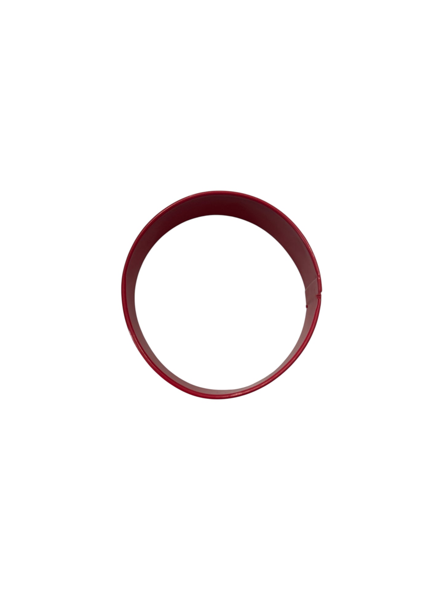 Letter O Cookie Cutter, Red Polyresin, 3"- R&M