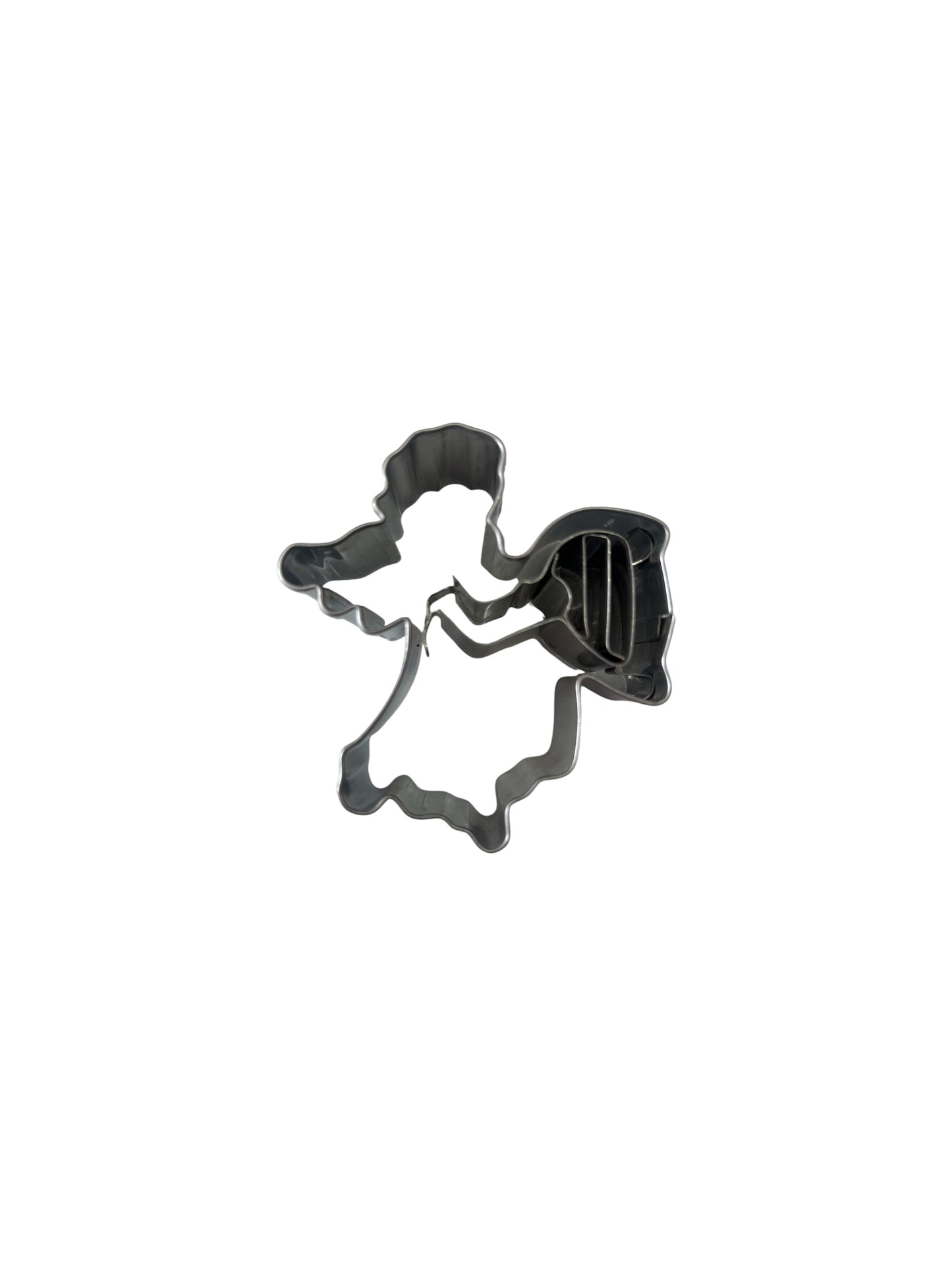Angel and Harp with Embossed Details Cookie Cutter, 2.5"- Birkmann