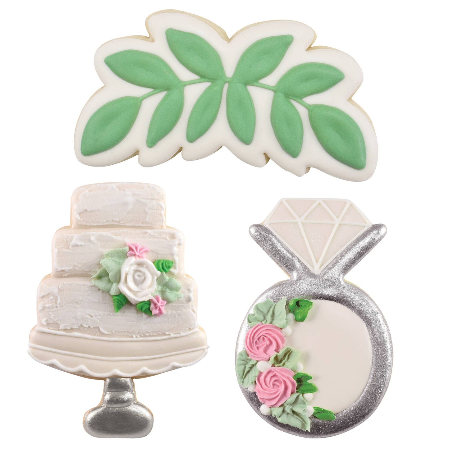 Wedding 3 PC Cookie Cutter Set- R&M International