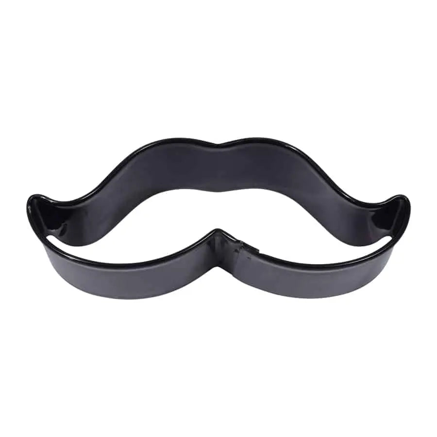 Mustache, Black Polyresin, 3.75"- R&M