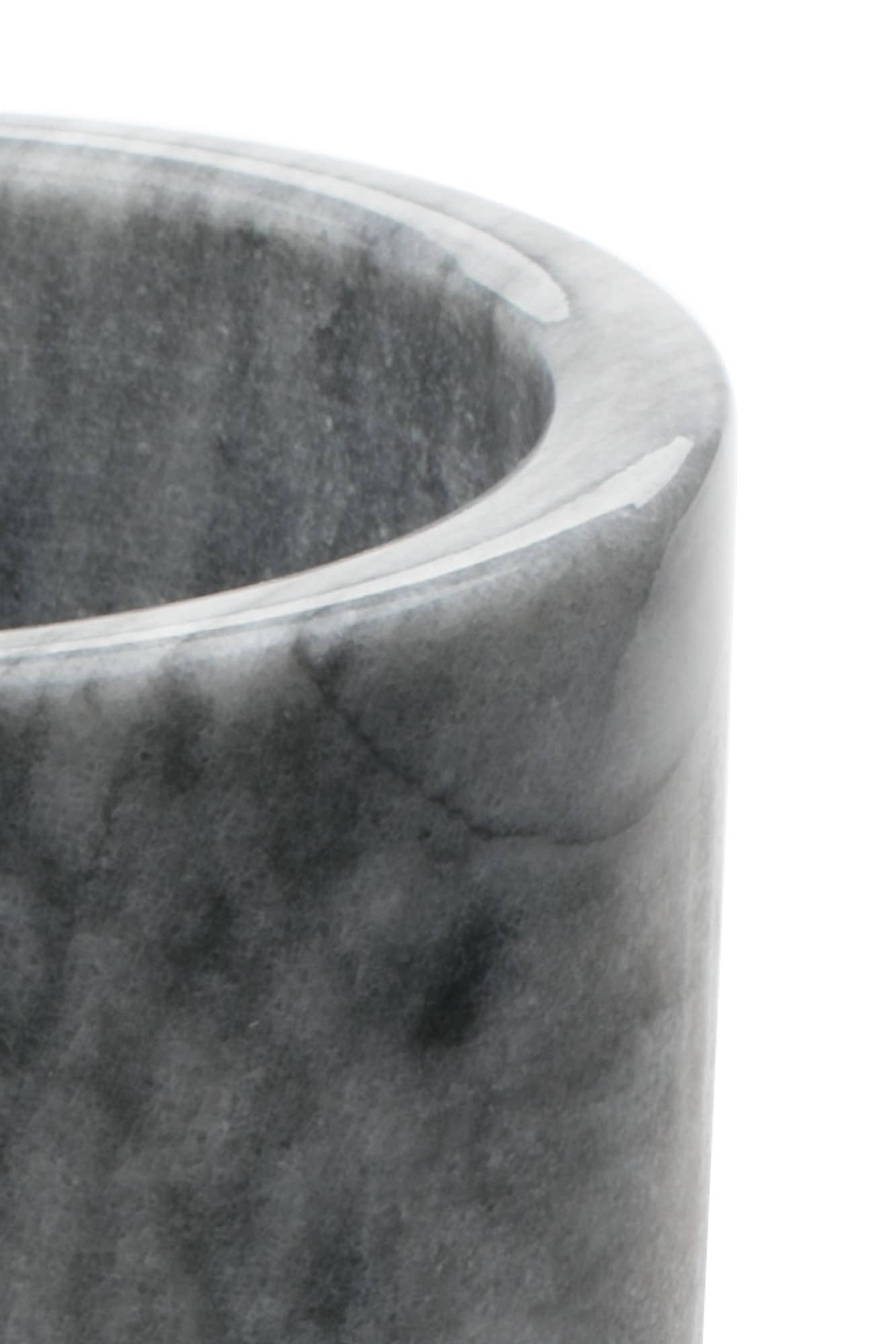 Marble Utensil Holder, White, 4.75" x 4.75" x 7" - Fox Run
