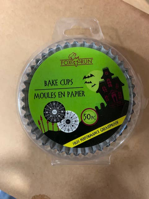 Spiderweb Cupcake Liners, 50 count- Fox Run Brands