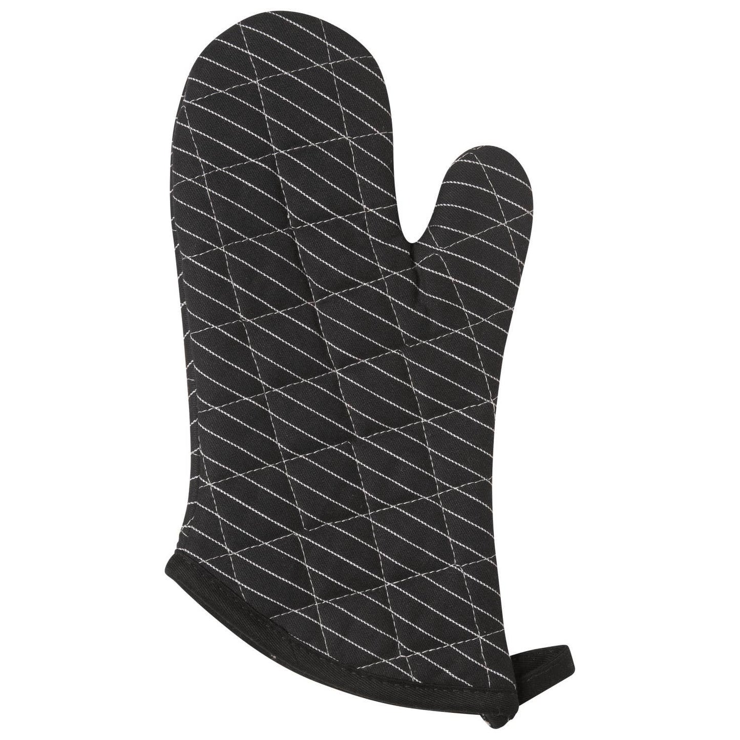 Superior Black Pinstripe Oven Mitt - Now Designs by Danica