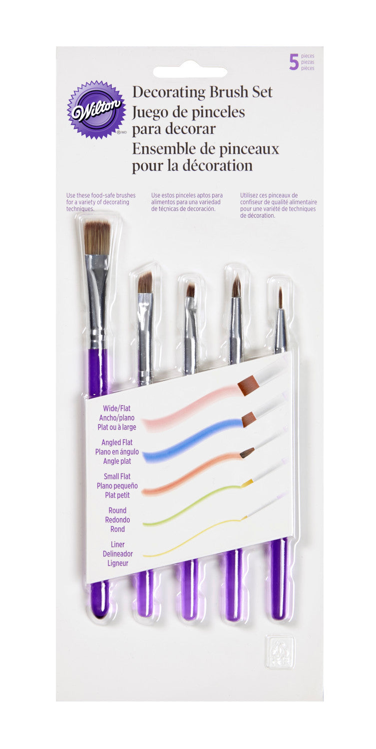 5 Piece Decorating Brush Set