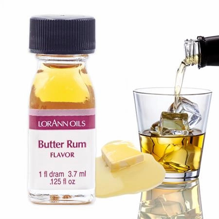 Butter Rum Flavor- 1 dram, 3.7 ml, .125 fl oz