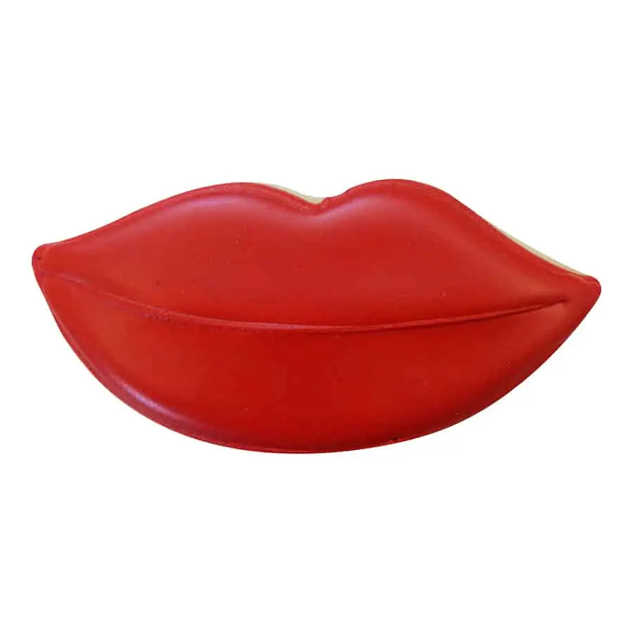 Lips Cookie Cutter, Red Polyresin, 3.5"- R&M
