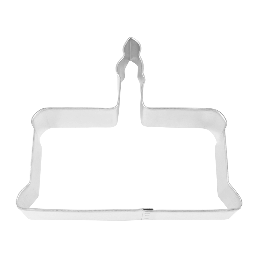 Cake with Candle Cookie Cutter, 4" - R&M