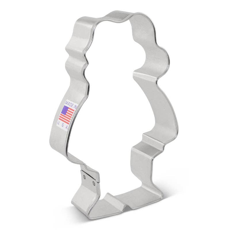 Cute Santa Cookie Cutter 4.5" - Ann Clark