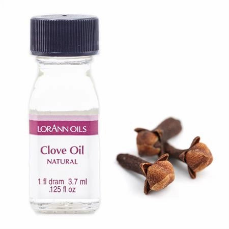 Clove Oil Flavor- 1 dram, 3.7 ml, .125 fl oz