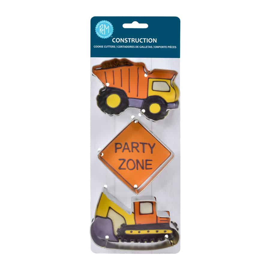 Construction 3 pc Cookie Cutter Set - R&M