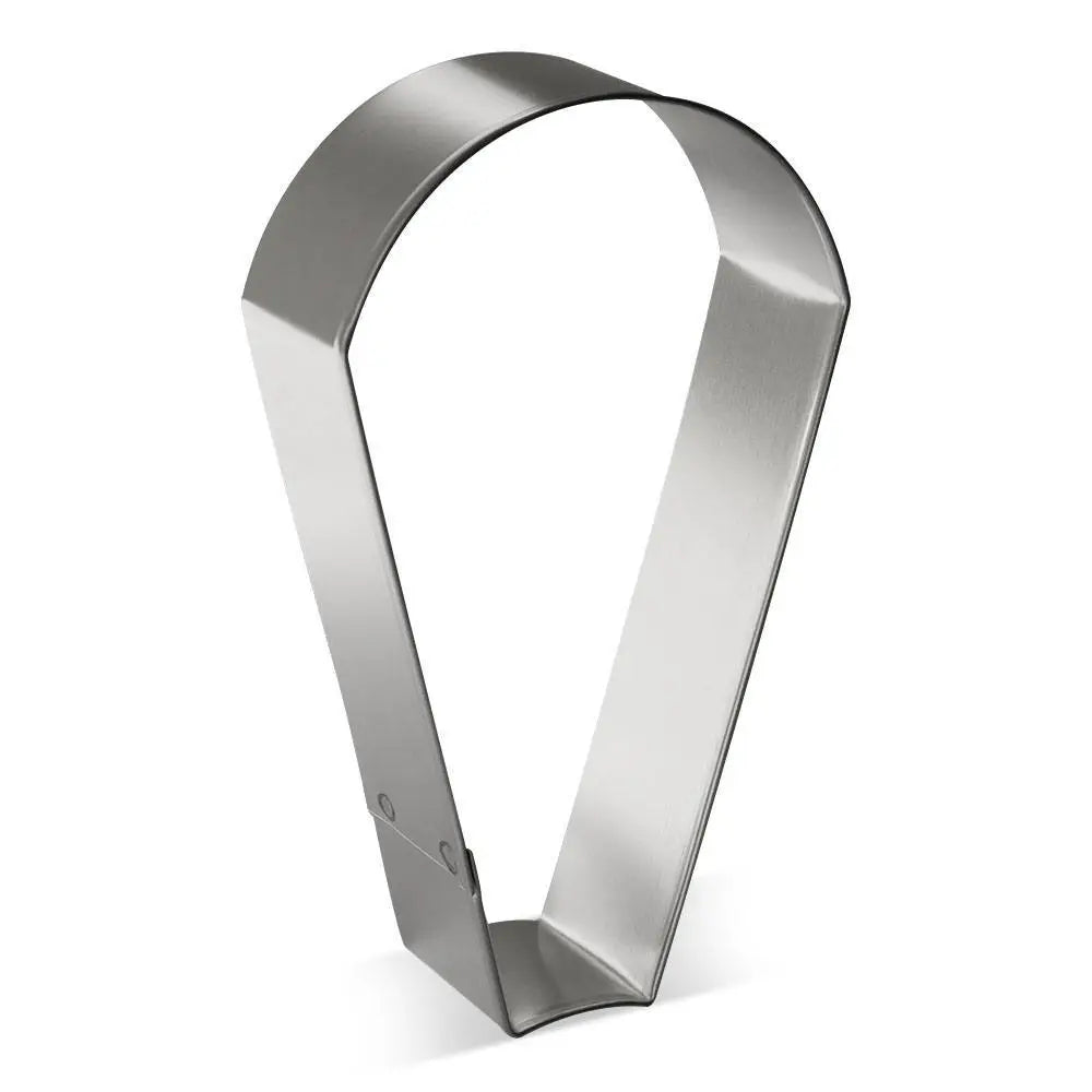 Teardrop Round Cookie Platter Cutter, 4"