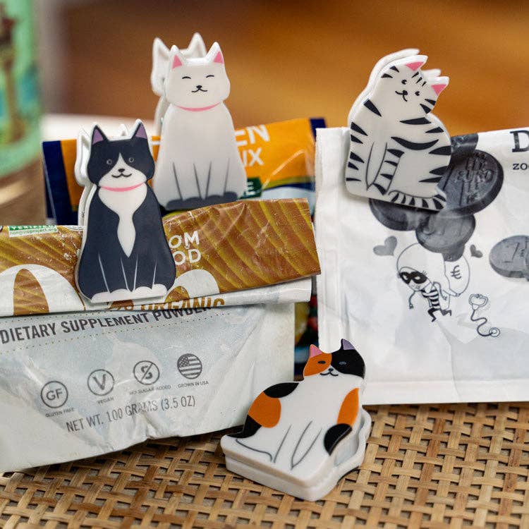 Kitty Bag Clips - Kikkerland Design Inc