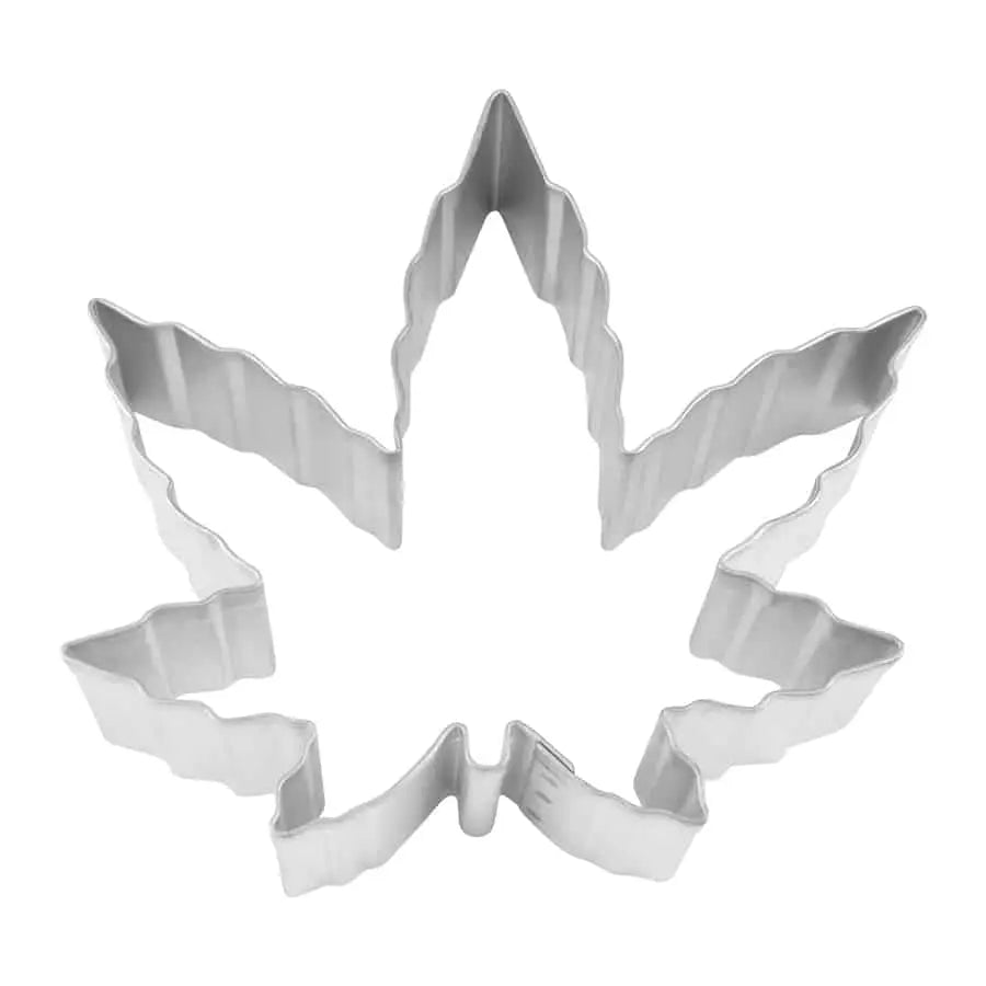 Marijuana Leaf Cookie Cutter, 4"- R&M