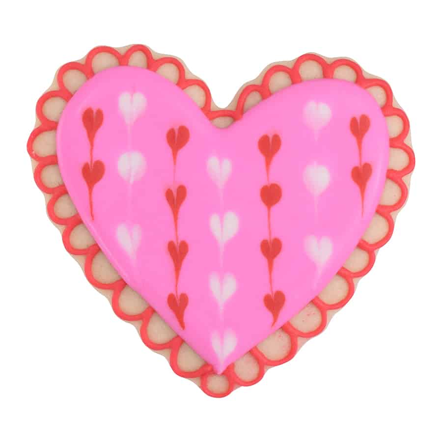 Fluted Heart Cookie Cutter, 3.5"- R&M International