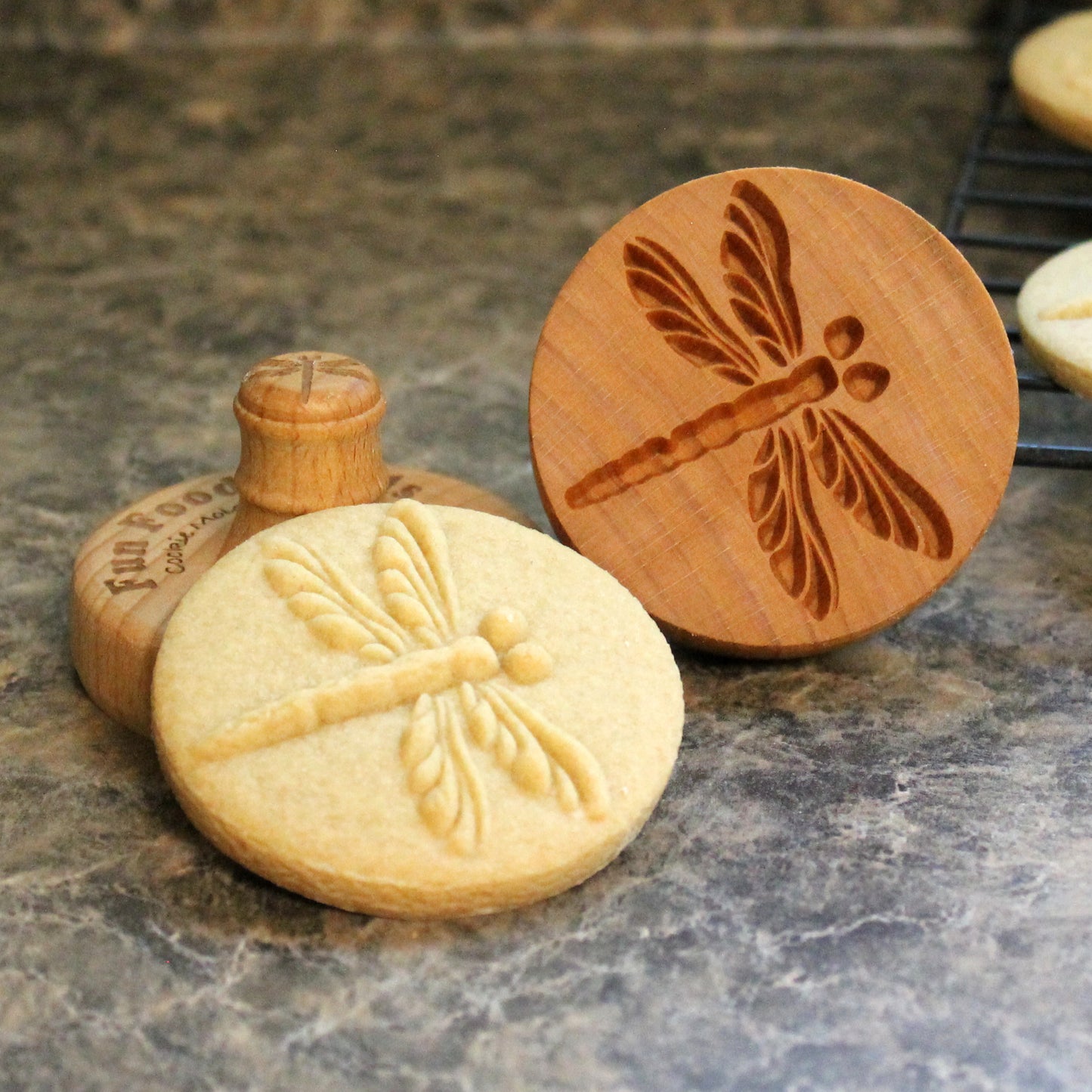 Dragonfly Cookie Stamp - Fun Food Tools