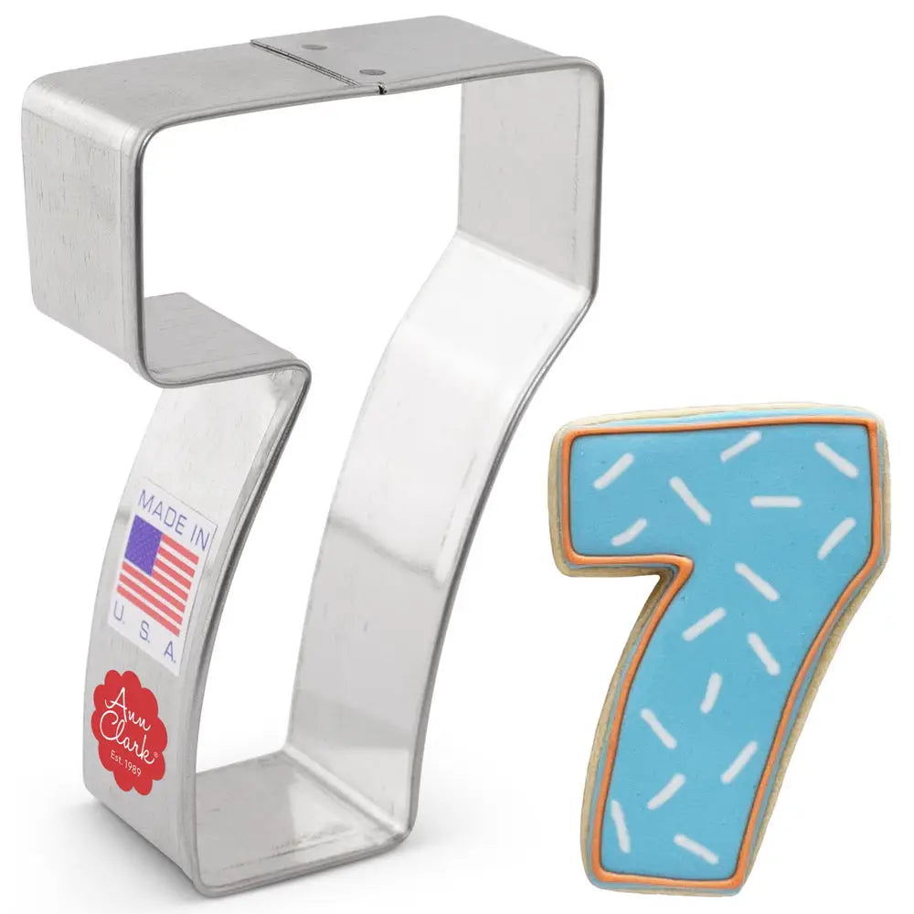 Number 7 Cookie Cutter, 3.25"- Ann Clark