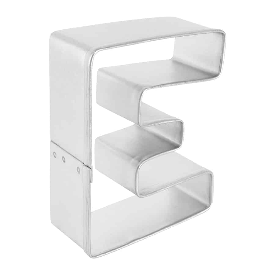 Letter E Cookie Cutter, 3"- R&M