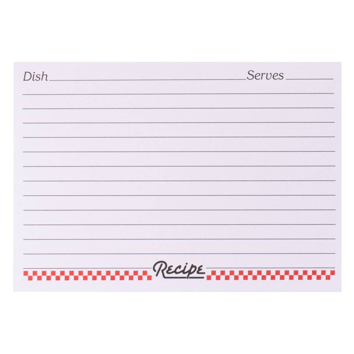 Recipe Cards, 4 x 6, Set Of 24 - Harold Import Co.