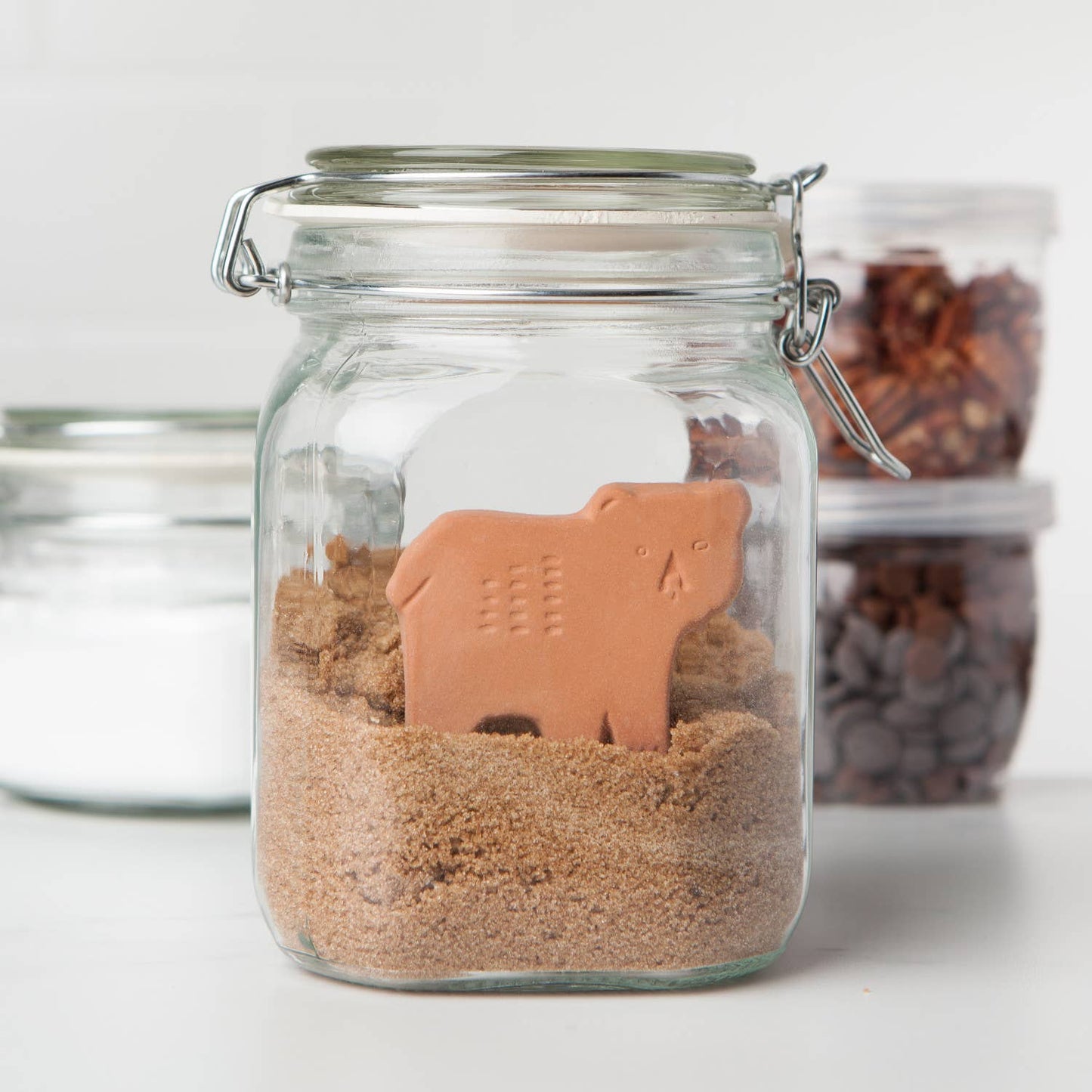 Boris Bear Terracotta Sugar Saver - Now Designs by Danica