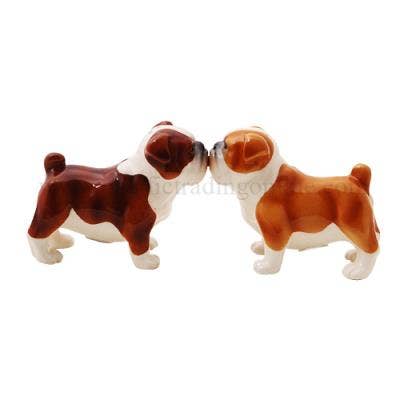 Bulldogs Ceramic Salt and Pepper Shakers - Pacific Trading