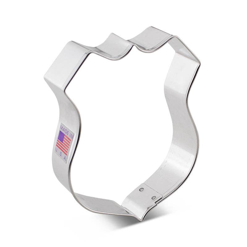 Police Badge Cookie Cutter (3 7/8")- Ann Clark