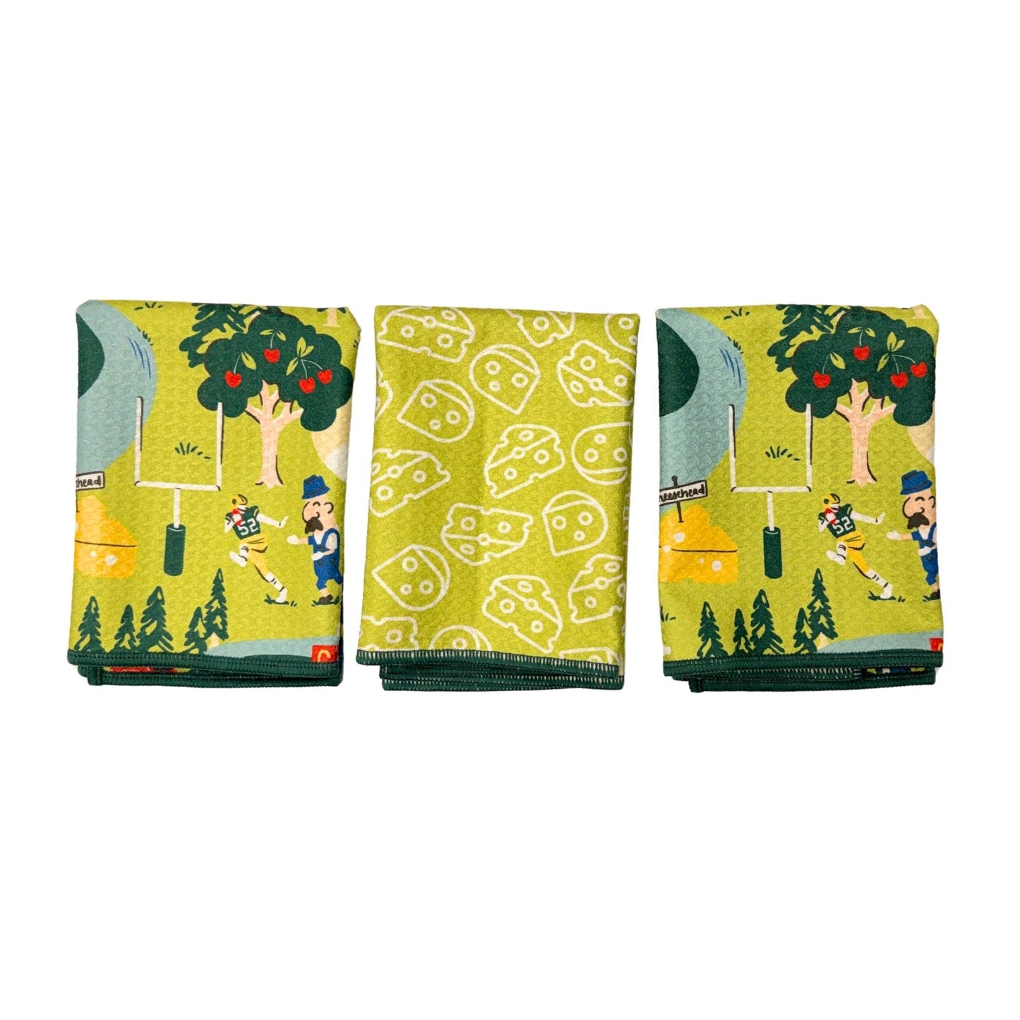 Wisconsin Mighty Mini Towel (Set of 3) Reversible - Once Again Home Co.
