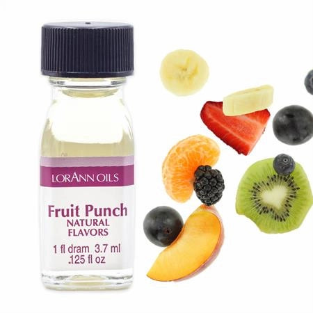 Fruit Punch natural flavor- 1 dram, 3.7 ml, .125 fl oz