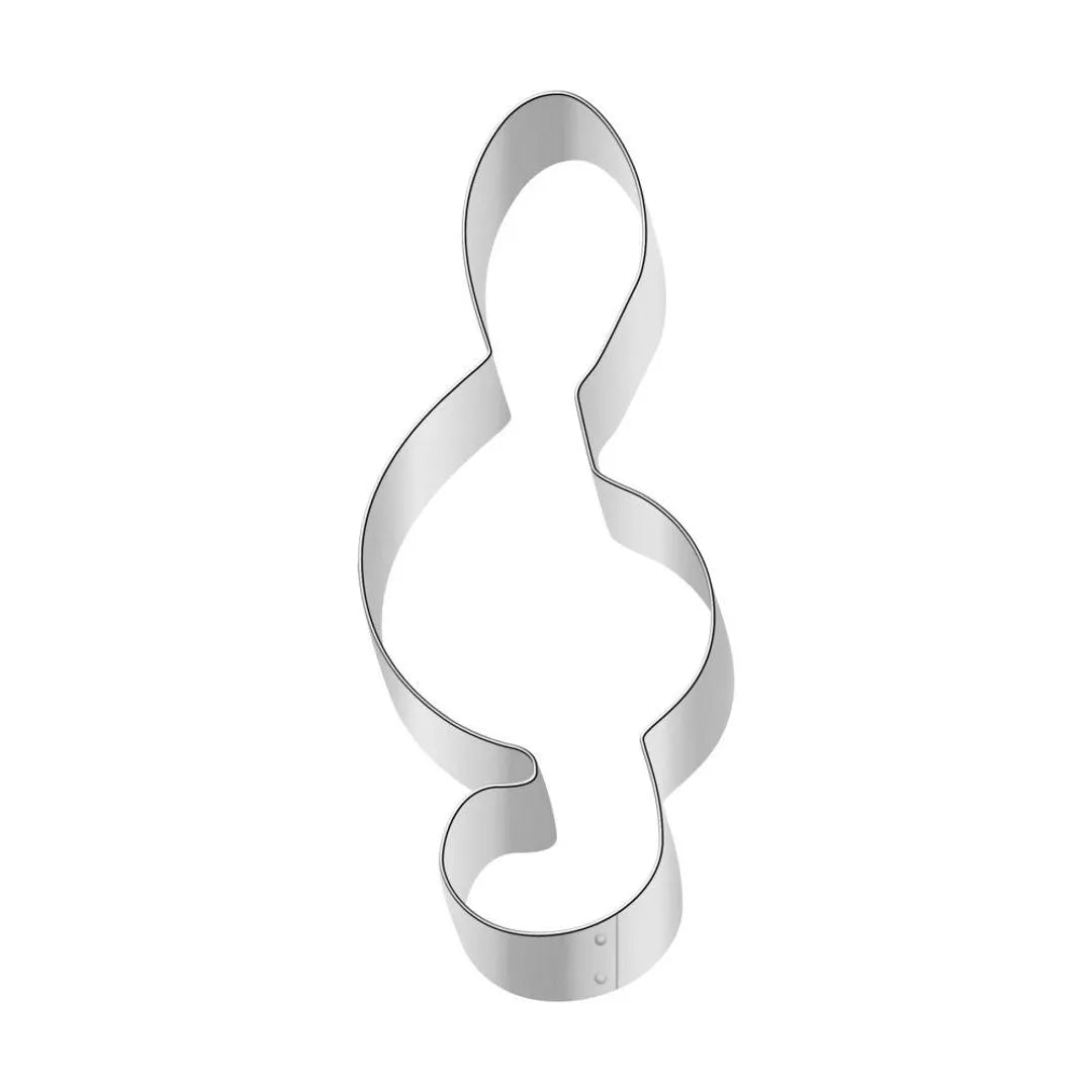 G Clef Music Note Cookie Cutter 4" - R&M