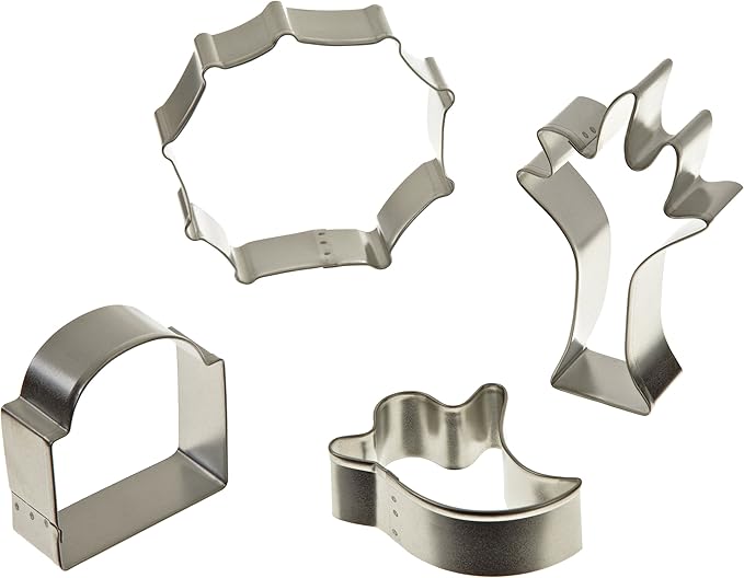 Halloween 4 pc 3D Cookie Cutter Set - Wilton