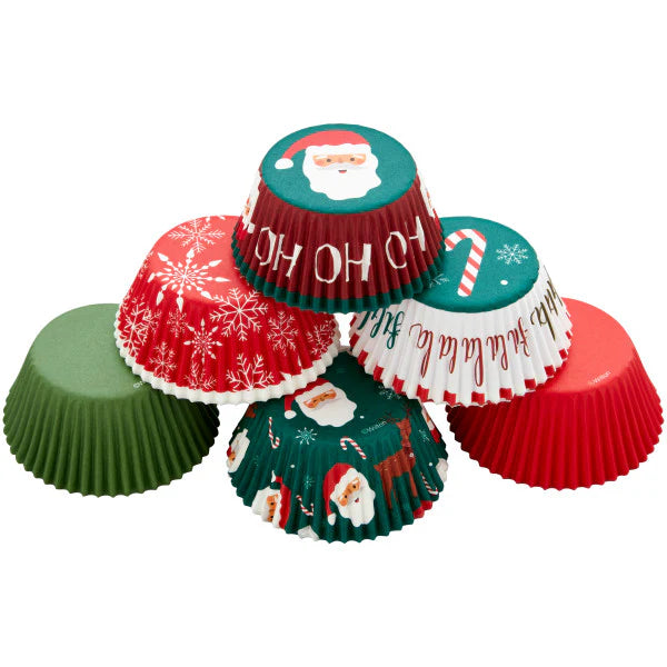Assorted Santa Cupcake Liners, 150 count- Wilton