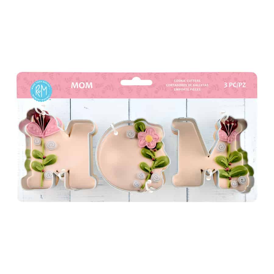 Mom 3 pc Cookie Cutter Set - R&M