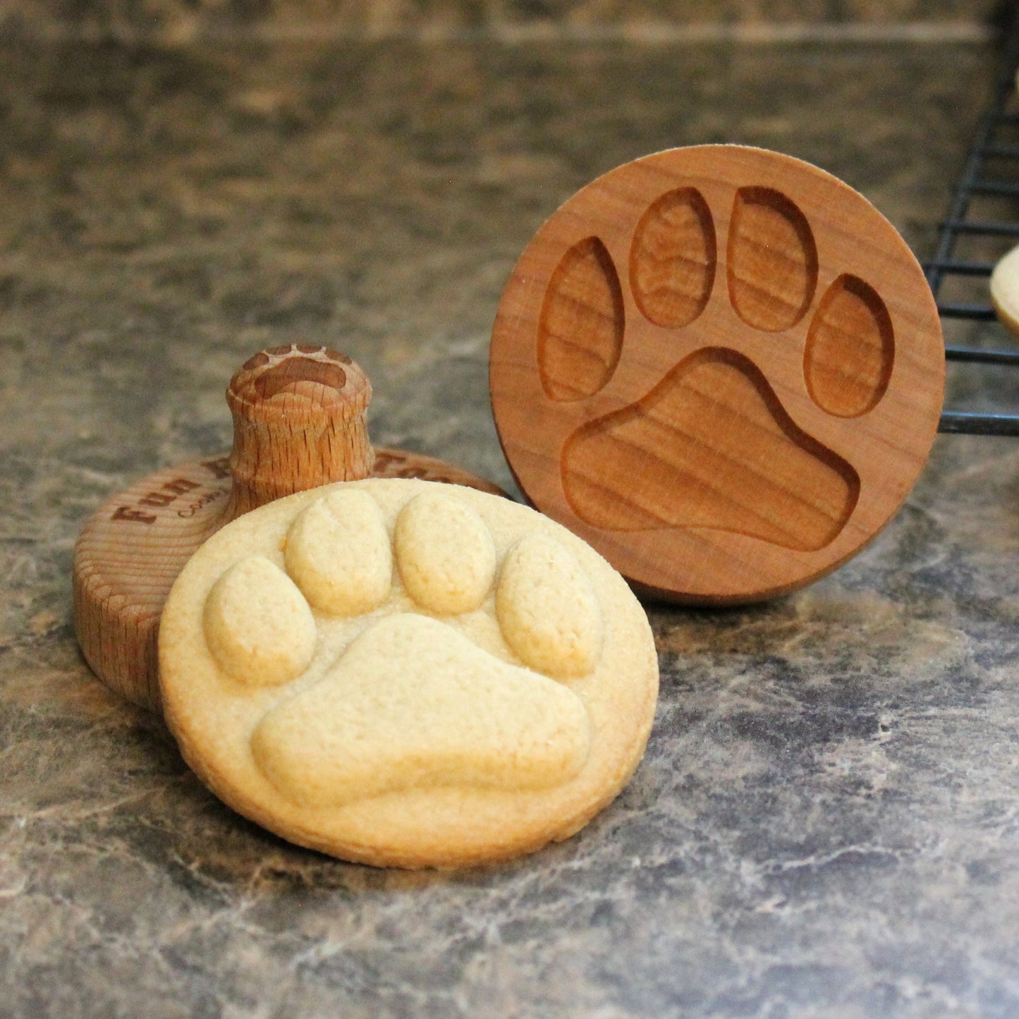 Dog Paw Cookie Stamp - Fun Food Tools