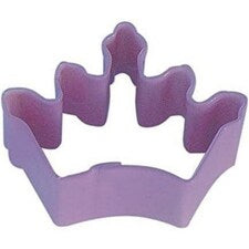 Crown Cookie Cutter, Purple Polyresin, 3.25"- R&M