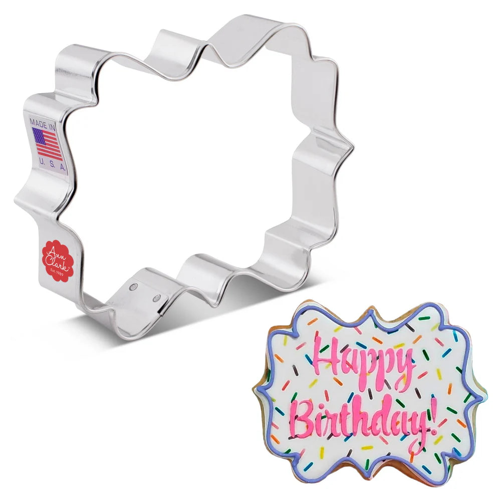 Square Plaque Cookie Cutter 4" - Ann Clark