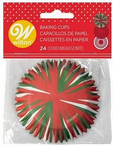 Assorted Christmas Standard Baking Cups, 24 count- Wilton