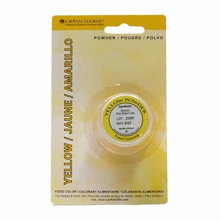 Yellow Powder Food Coloring- LorAnn