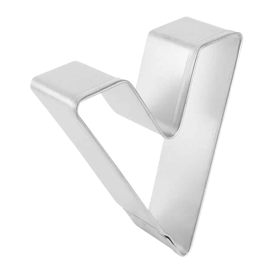 Letter V Cookie Cutter, 3"- R&M