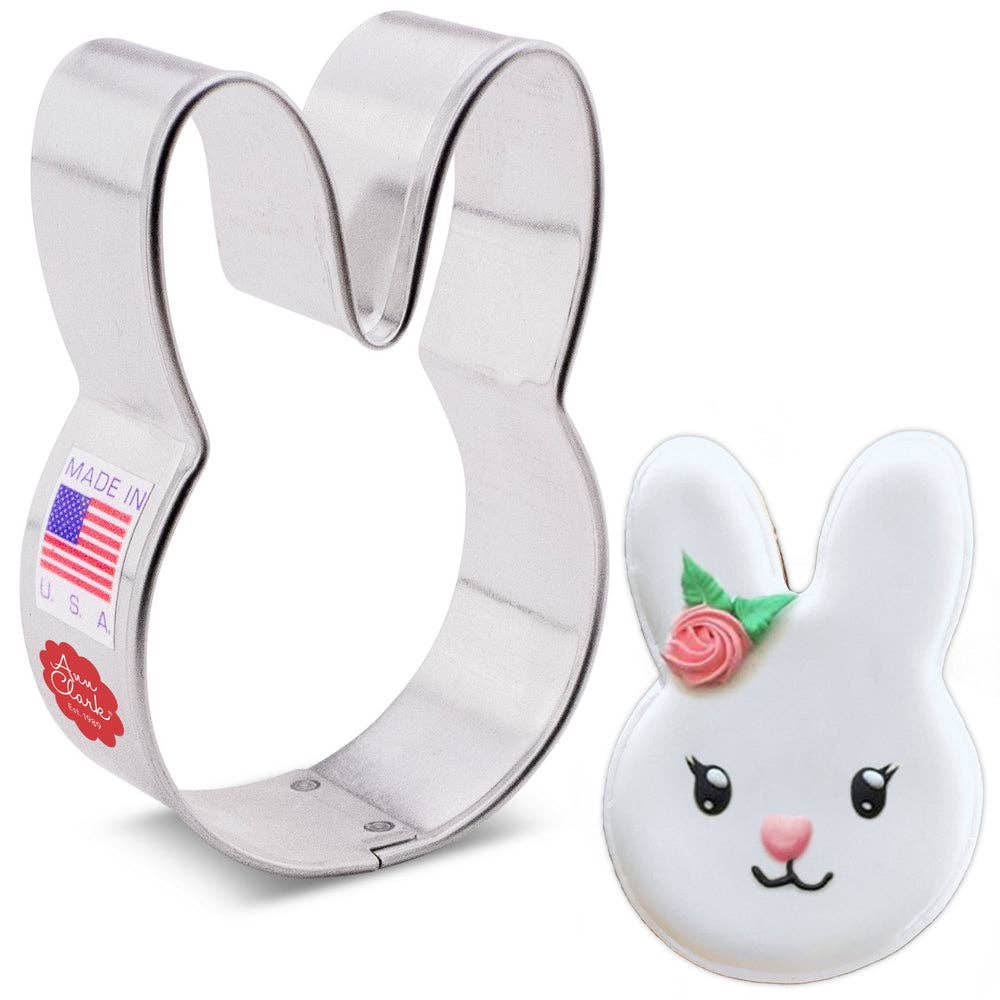 Cute Bunny Head, 3"- Ann Clark