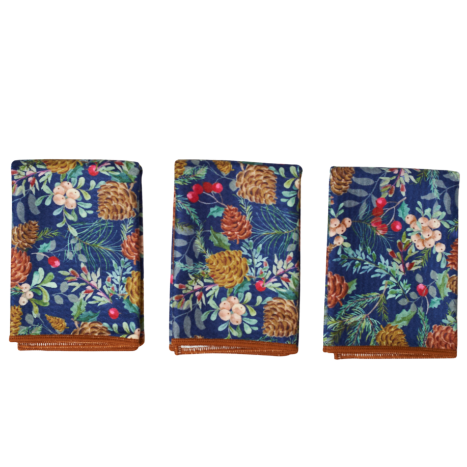 Once Again Home Co. - Mighty Mini Towel (Set of 3) - Festive Pine