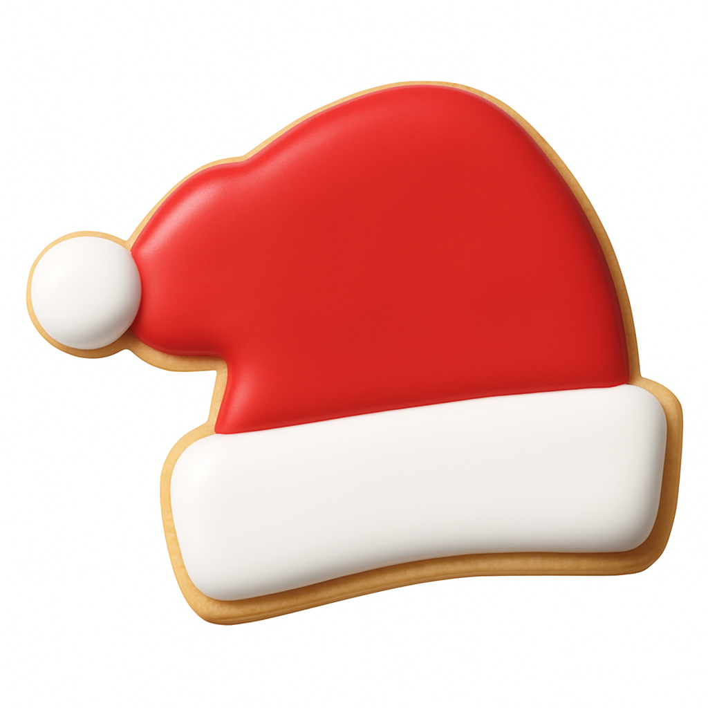 Santa Hat Cookie Cutter (6.2")